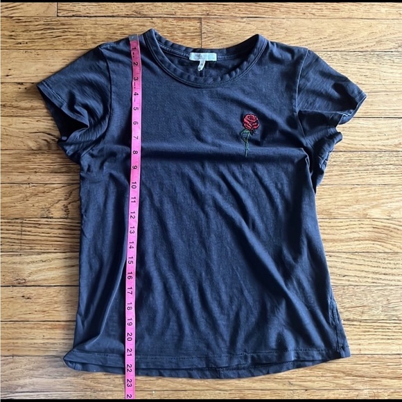 Rag & Bone Rose Script Jersey Tee - Picture 6 of 12